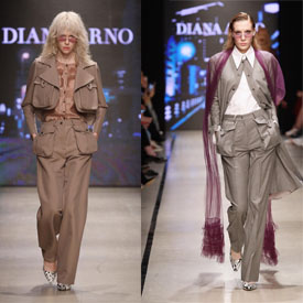 Показ DIANA ARNO - Осень-зима/2019-2020 на Mercedes-Benz Fashion Week Russia.